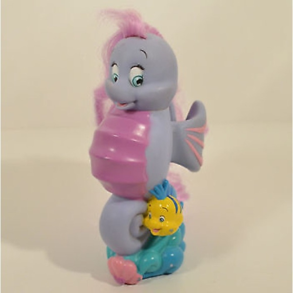 2002 Stormy Seahorse 5.5" Mattel Action Figure Disney Store Little Mermaid